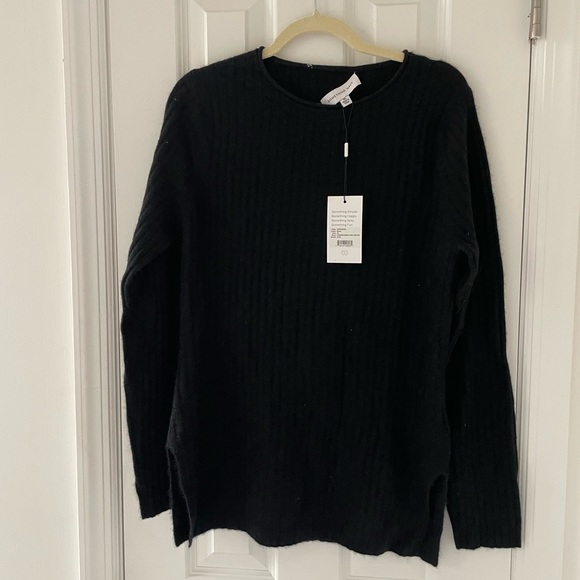 Something navy cashmere tunic 100% cashmere - Picture 1 of 6